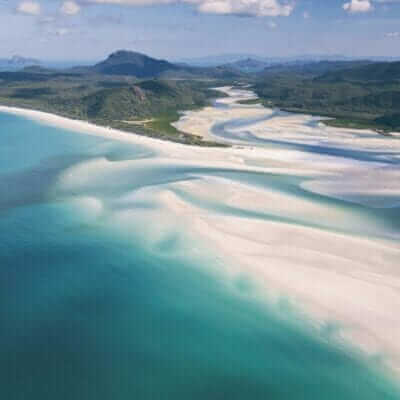 Det østlige Australien med Whitehaven Beach
