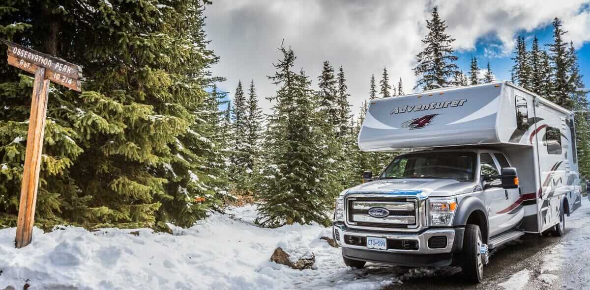 Vinter i autocamper i Canadaa