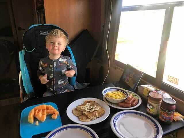 Autostol i autocamper