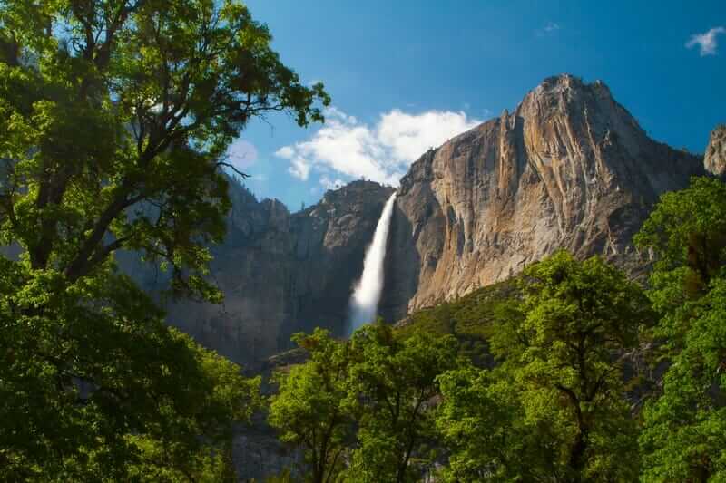 Et af Yosemites mange vandfald