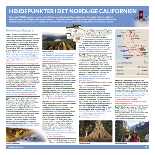 Det nordlige Californien rundt