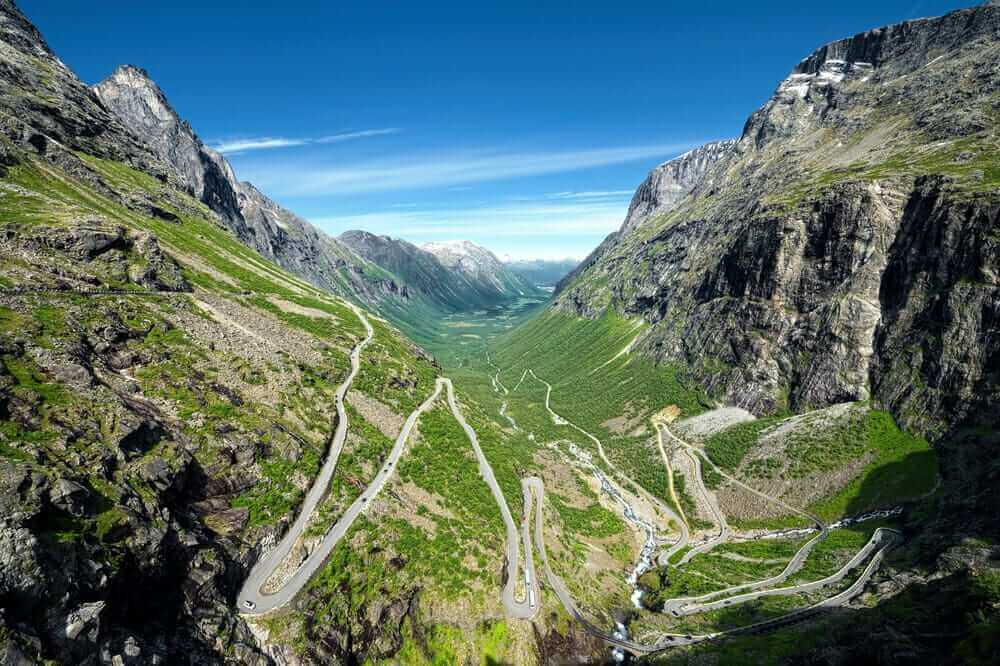 Trollstigen i Norge