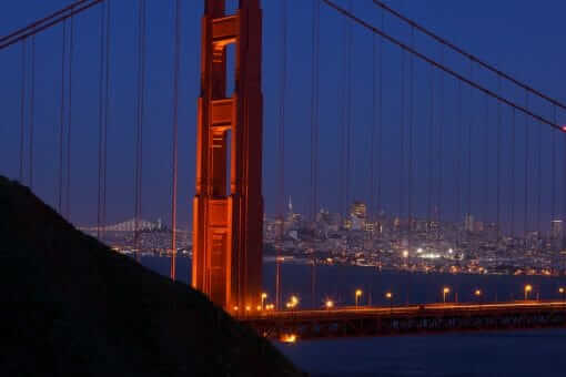 San Francisco Skyline from Marin Headlands