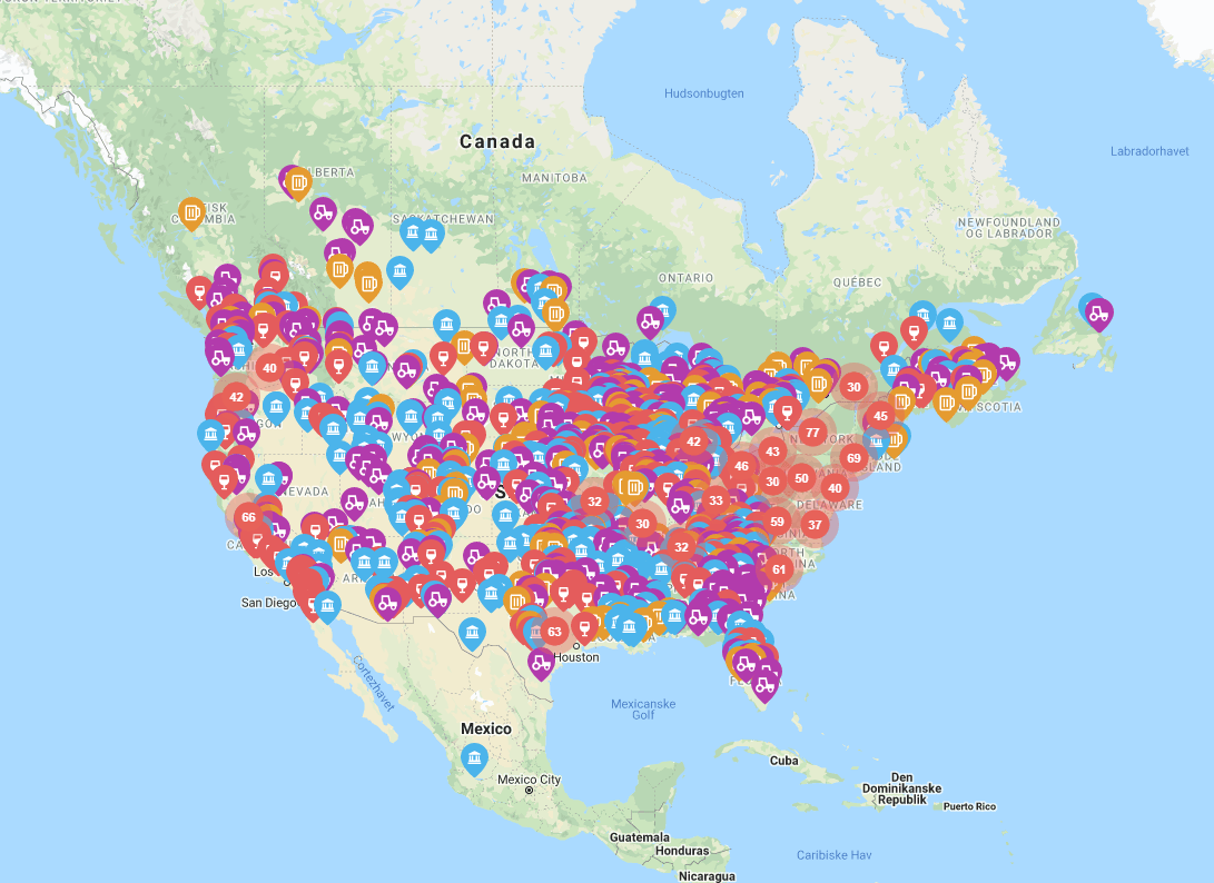 Gratis camping i hele USA