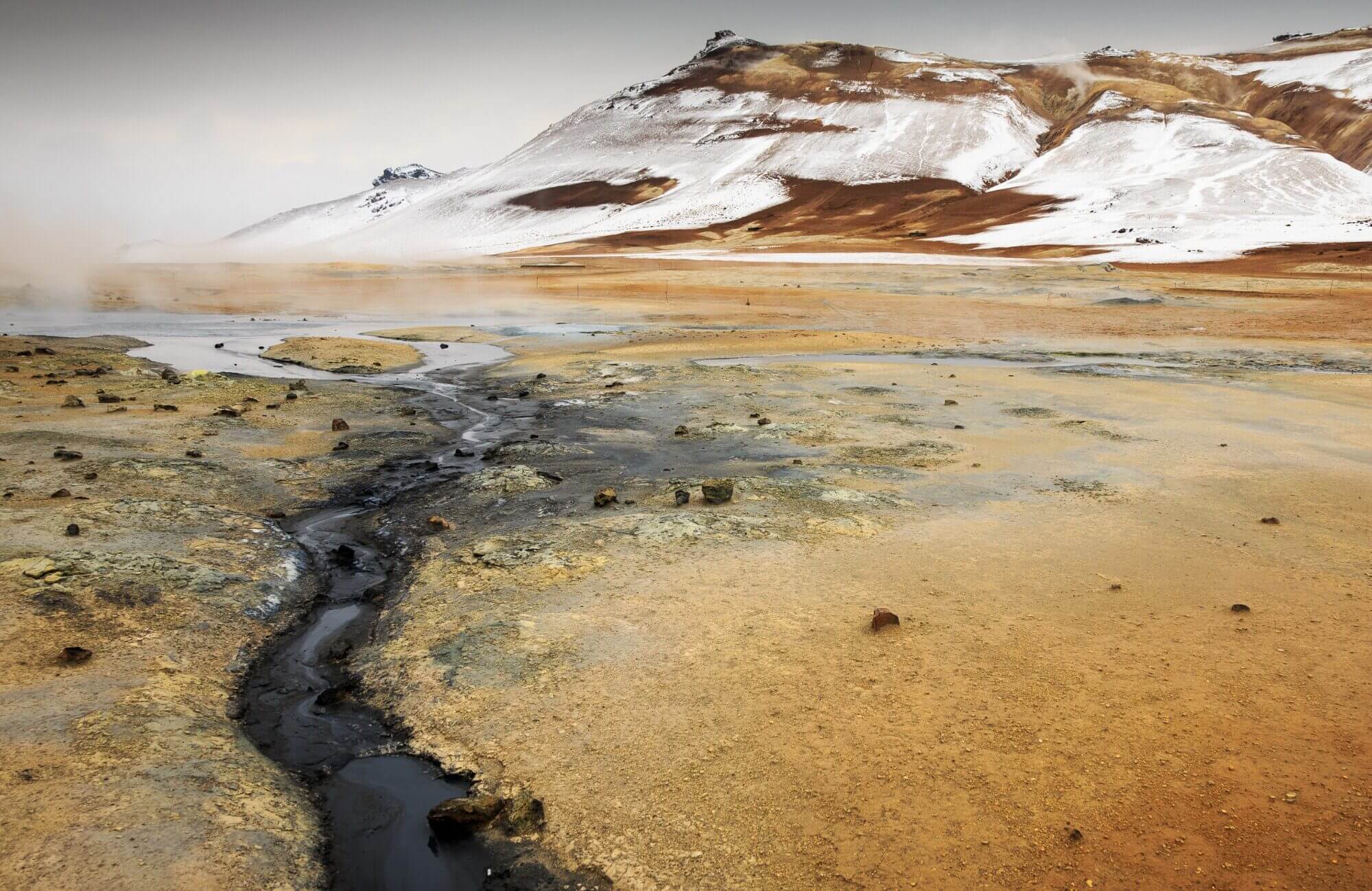 Det geotermiske område Námaskarð