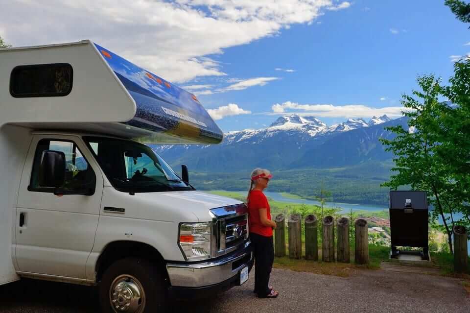 Stop tæt på Revelstoke